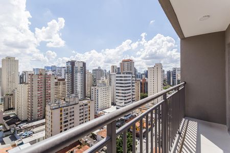 Apartamento para alugar com 30m², 1 quarto e sem vagaVaranda