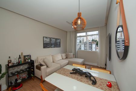 SALA de apartamento à venda com 3 quartos, 70m² em Santo Antônio, Belo Horizonte