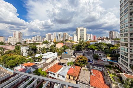 Varanda - Vista de kitnet/studio para alugar com 1 quarto, 26m² em Vila Mariana, São Paulo