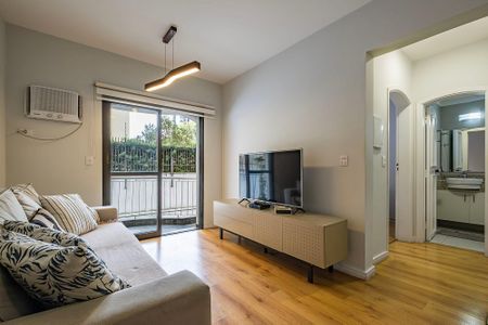 Sala/Cozinha de apartamento à venda com 1 quarto, 40m² em Jardim Paulista, São Paulo