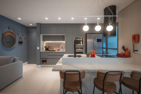 Apartamento à venda com 105m², 2 quartos e 2 vagasSala/cozinha