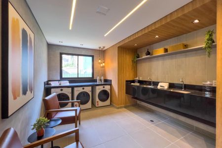 Apartamento para alugar com 26m², 1 quarto e sem vagaÁrea comum - Lavanderia