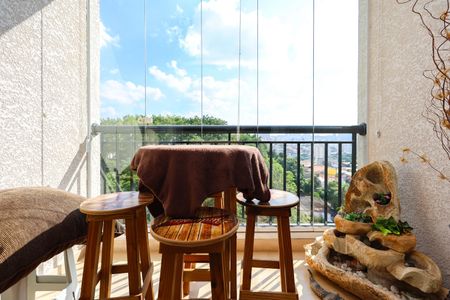 Varanda da Sala de apartamento para alugar com 3 quartos, 65m² em Jardim Caboré, São Paulo