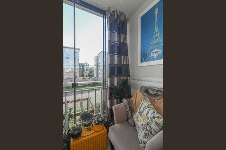 Varanda da Sala de apartamento à venda com 3 quartos, 69m² em Humaitá, Porto Alegre