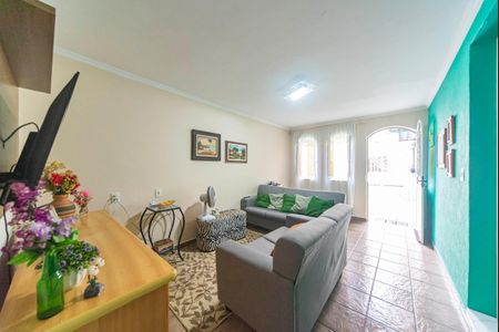 Sala de casa para alugar com 3 quartos, 120m² em Vila Scarpelli, Santo André