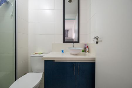 Studio para alugar com 26m², 1 quarto e sem vaga Studio para alugar com 26m², 1 quarto e sem vagaBanheiro da Suíte