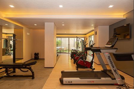 Studio à venda com 21m², 1 quarto e sem vaga Studio à venda com 21m², 1 quarto e sem vagaÁrea comum - Academia