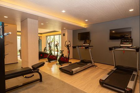 Studio à venda com 21m², 1 quarto e sem vaga Studio à venda com 21m², 1 quarto e sem vagaÁrea comum - Academia