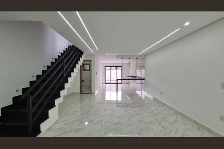 Sala de casa à venda com 3 quartos, 155m² em Jardim Utinga, Santo André