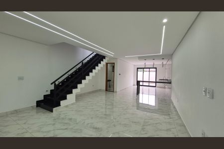 Sala de casa à venda com 3 quartos, 155m² em Jardim Utinga, Santo André