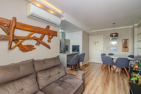 Sala de apartamento à venda com 2 quartos, 62m² em São Sebastião, Porto Alegre