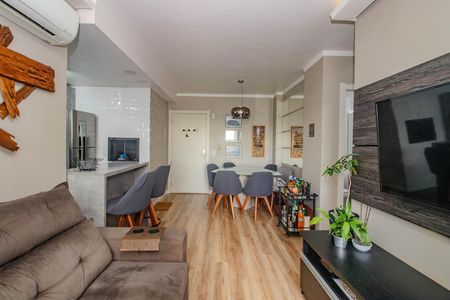 Sala de apartamento à venda com 2 quartos, 62m² em São Sebastião, Porto Alegre