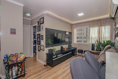 Sala de apartamento à venda com 2 quartos, 62m² em São Sebastião, Porto Alegre