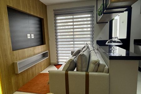 Sala de apartamento à venda com 2 quartos, 57m² em Nova Petrópolis, São Bernardo do Campo