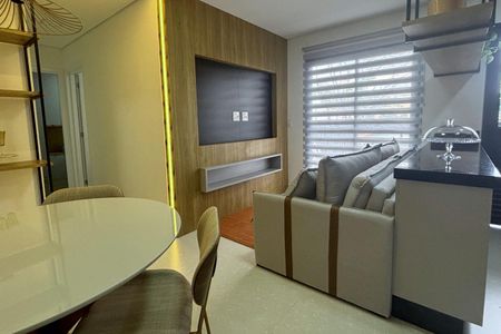 Sala de apartamento à venda com 2 quartos, 57m² em Nova Petrópolis, São Bernardo do Campo