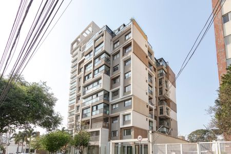 Apartamento para alugar com 36m², 1 quarto e 1 vaga Apartamento para alugar com 36m², 1 quarto e 1 vagaFachada