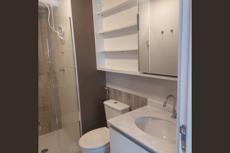 Studio para alugar com 25m², 1 quarto e sem vaga Studio para alugar com 25m², 1 quarto e sem vagaBanheiro