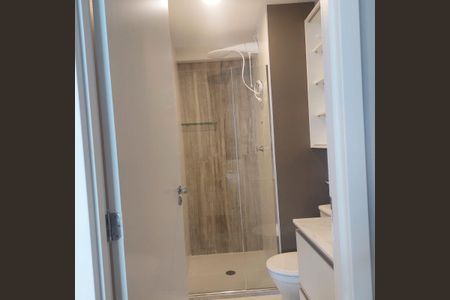 Studio para alugar com 25m², 1 quarto e sem vaga Studio para alugar com 25m², 1 quarto e sem vagaBanheiro