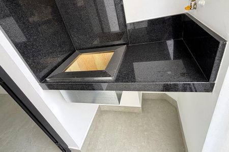 Varanda da Sala- Churrasqueira  de apartamento à venda com 2 quartos, 57m² em Nova Petrópolis, São Bernardo do Campo