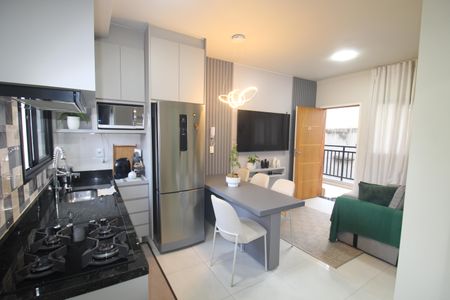 Sala / Cozinha de apartamento à venda com 2 quartos, 37m² em Santana, São Paulo