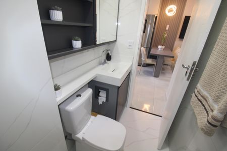 Apartamento à venda com 37m², 2 quartos e sem vagaBanheiro 