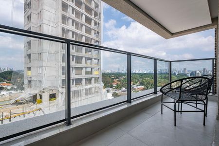 Apartamento à venda com 47m², 1 quarto e sem vagaVaranda