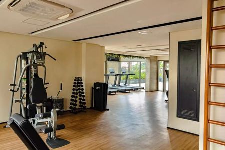 Studio para alugar com 21m², 1 quarto e sem vaga Studio para alugar com 21m², 1 quarto e sem vagaÁrea comum - Academia