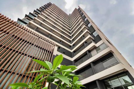 Studio para alugar com 21m², 1 quarto e sem vaga Studio para alugar com 21m², 1 quarto e sem vagaFachada