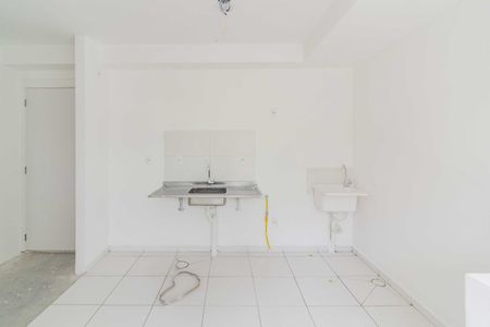 Apartamento à venda com 40m², 2 quartos e sem vagaCozinha integrada com Área de Serviço