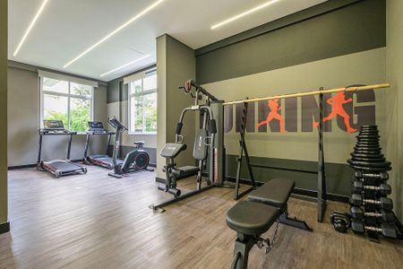 Studio para alugar com 27m², 1 quarto e sem vaga Studio para alugar com 27m², 1 quarto e sem vagaAcademia