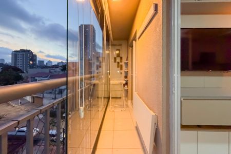 Varanda da Sala de apartamento à venda com 1 quarto, 37m² em Jardim da Gloria, São Paulo