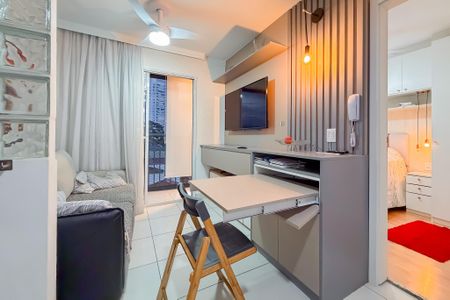 Sala de apartamento à venda com 1 quarto, 37m² em Jardim da Gloria, São Paulo