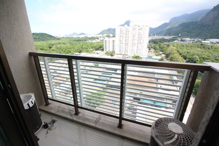 Varanda da Sala de kitnet/studio à venda com 1 quarto, 38m² em Jacarepaguá, Rio de Janeiro