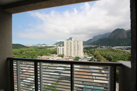 Varanda da Sala de kitnet/studio à venda com 1 quarto, 38m² em Jacarepaguá, Rio de Janeiro