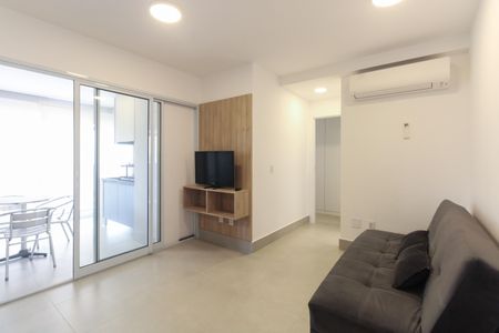 Sala  de apartamento para alugar com 1 quarto, 53m² em Vila Azevedo, São Paulo