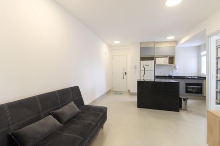 Sala  de apartamento para alugar com 1 quarto, 53m² em Vila Azevedo, São Paulo