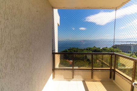 Varanda do Quarto   de apartamento para alugar com 1 quarto, 68m² em Gragoatá, Niterói