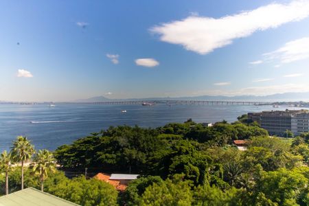 Vista da Sala de apartamento para alugar com 1 quarto, 68m² em Gragoatá, Niterói
