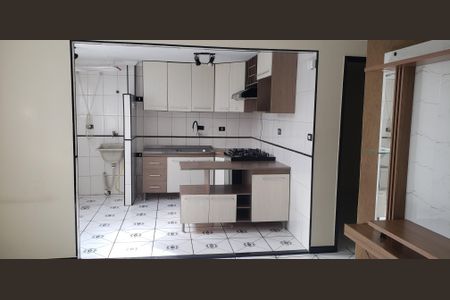 Cozinha de apartamento para alugar com 2 quartos, 50m² em Conjunto Residencial Planeta, Santo André