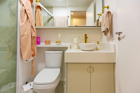 Apartamento para alugar com 94m², 2 quartos e 2 vagasSuite 01 - Banheiro