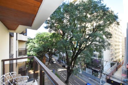 varanda Sala de kitnet/studio para alugar com 1 quarto, 50m² em Jardim Paulista, São Paulo