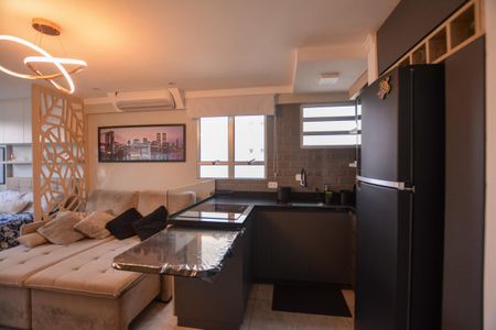 Cozinha de kitnet/studio para alugar com 1 quarto, 30m² em Vila Polopoli, São Paulo