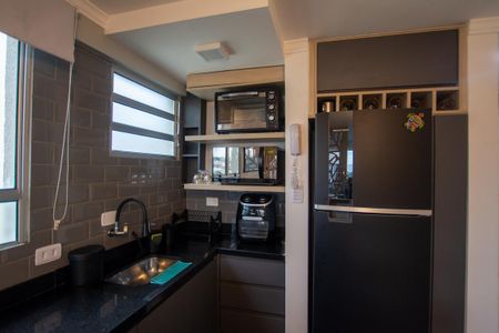 Cozinha de kitnet/studio para alugar com 1 quarto, 30m² em Vila Polopoli, São Paulo