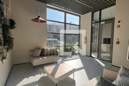 Studio à venda com 26m², 1 quarto e sem vagaHall social