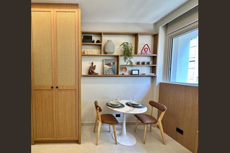 Sala/Quarto de apartamento para alugar com 1 quarto, 21m² em Pinheiros, São Paulo