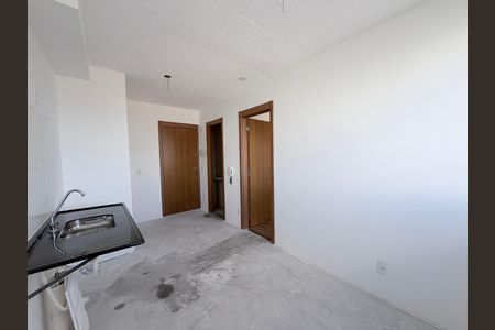 Sala/Cozinha de apartamento à venda com 1 quarto, 25m² em Belenzinho, São Paulo