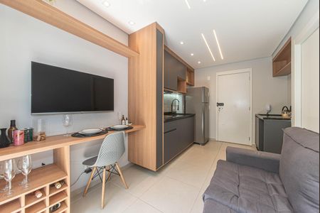 Apartamento para alugar com 27m², 1 quarto e sem vaga Apartamento para alugar com 27m², 1 quarto e sem vagaSala - Cozinha Integrada
