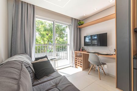 Apartamento para alugar com 27m², 1 quarto e sem vaga Apartamento para alugar com 27m², 1 quarto e sem vagaSala - Cozinha Integrada