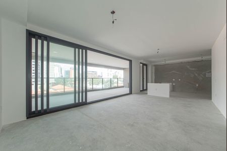 Sala de apartamento à venda com 4 quartos, 194m² em Brooklin, São Paulo