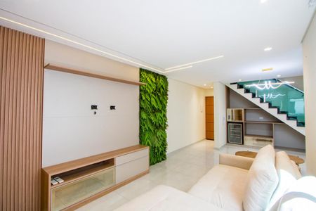 Sala de apartamento à venda com 2 quartos, 130m² em Vila Santa Teresa, Santo André